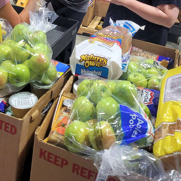 Mobile Food Pantry Distribution in Avery County NC